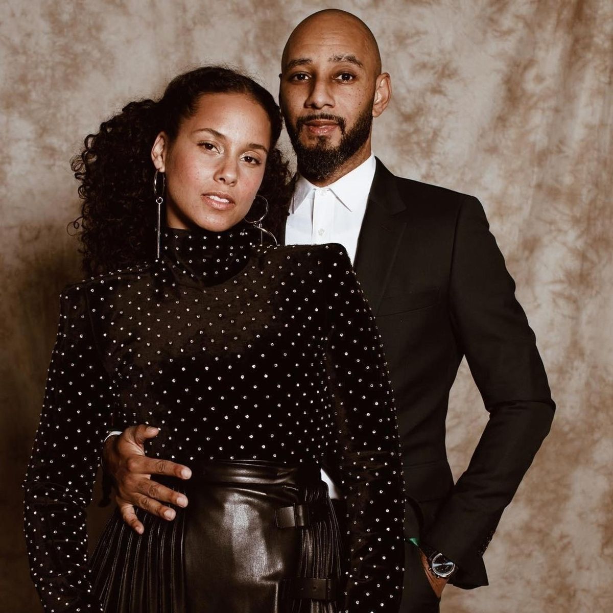 Zpěvačka Alicia Keys s manželem