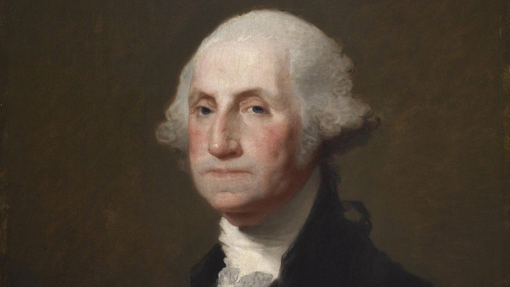Portrét George Washingtona.