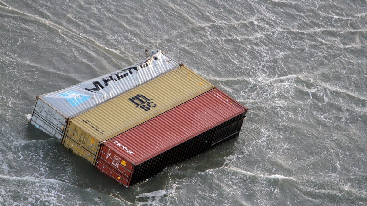 Vyplavené kontejnery