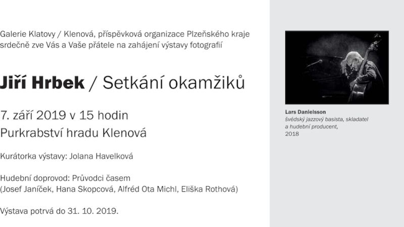 Výstava fotografií Jiřího Hrbka - SETKÁNÍ OKAMŽIKŮ
