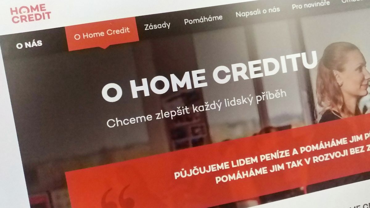 Webové stránky Home Credit