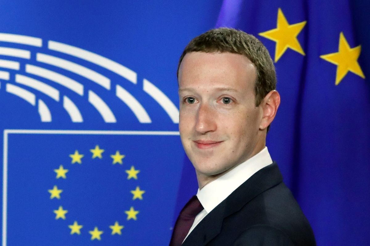Šéf Facebooku Mark Zuckerberg v Evropském parlamentu
