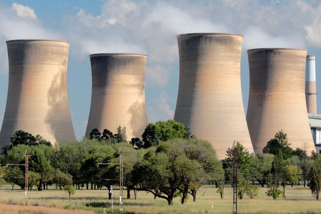 Uhelná elektrárna v Jihoafrické republice. Ilustrační foto