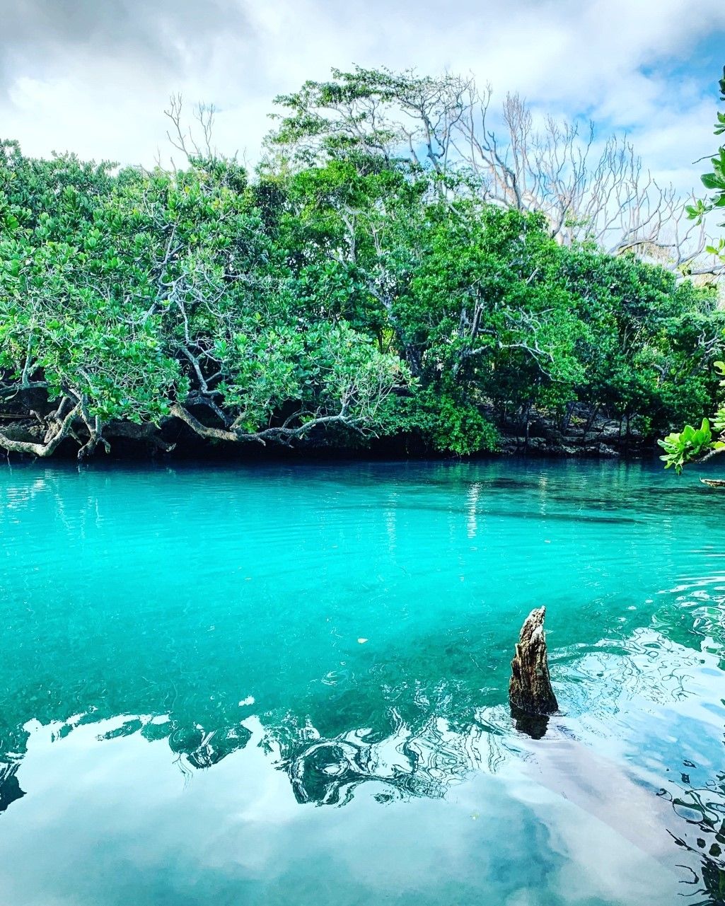 Modrá laguna je jedním z hlavních turistických taháků.