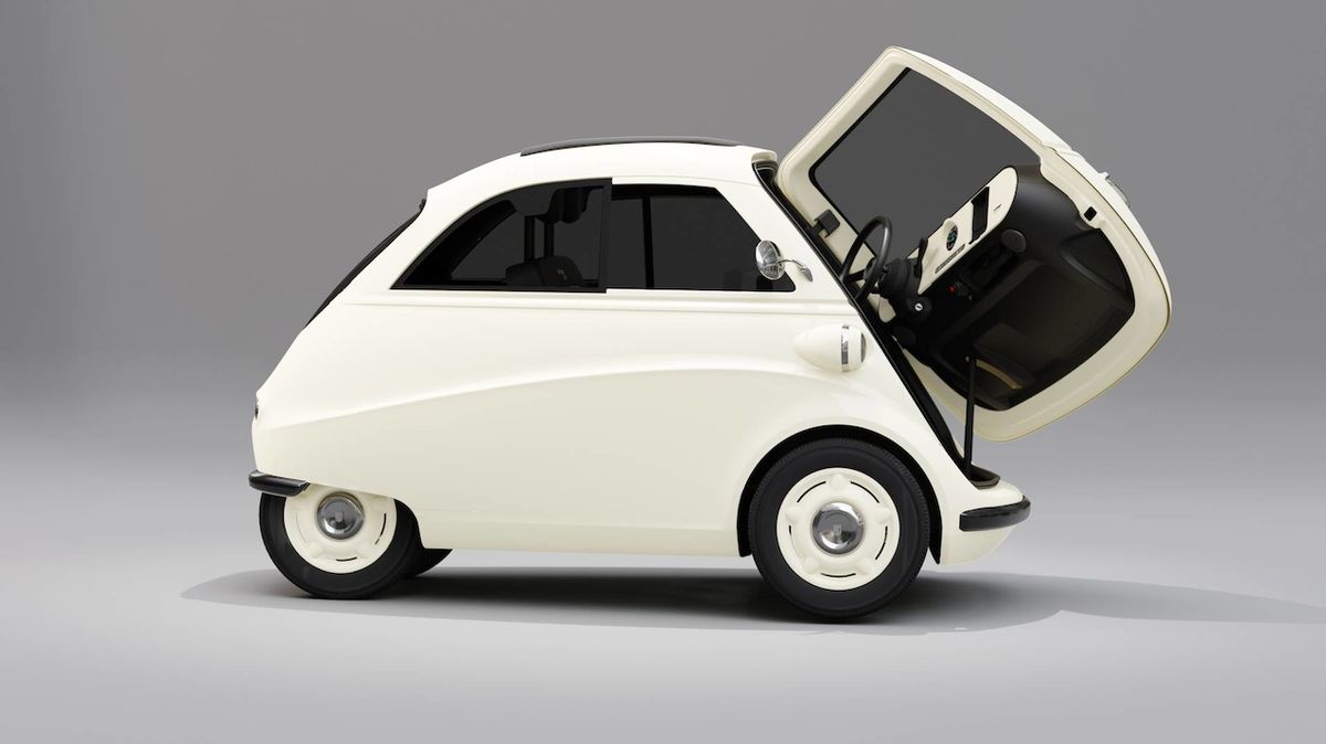 Elektromobil Artega Karo-Isetta převzal ikonický design z 50. let.