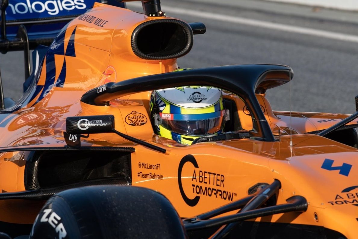 Prvek Halo na monopostu McLarenu