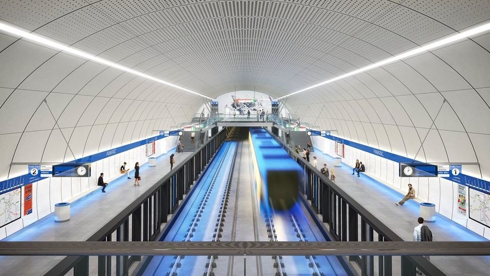 Praha ukázala, jak mají vypadat stanice metra D