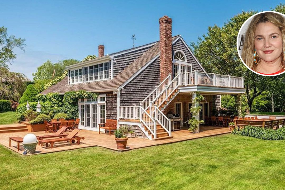 Americká herečka Drew Barrymoreová si koupila tento malebný venkovský domek.