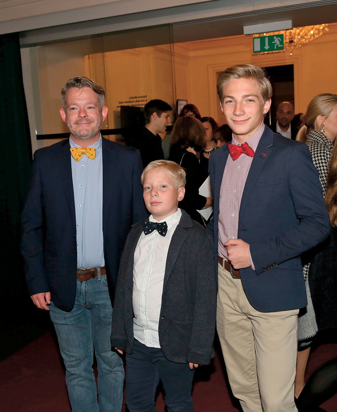 Se syny Jáchymem (18) a Mikulášem (12) navštívili před dvěma lety muzikálovou premiéru v Karlíně.