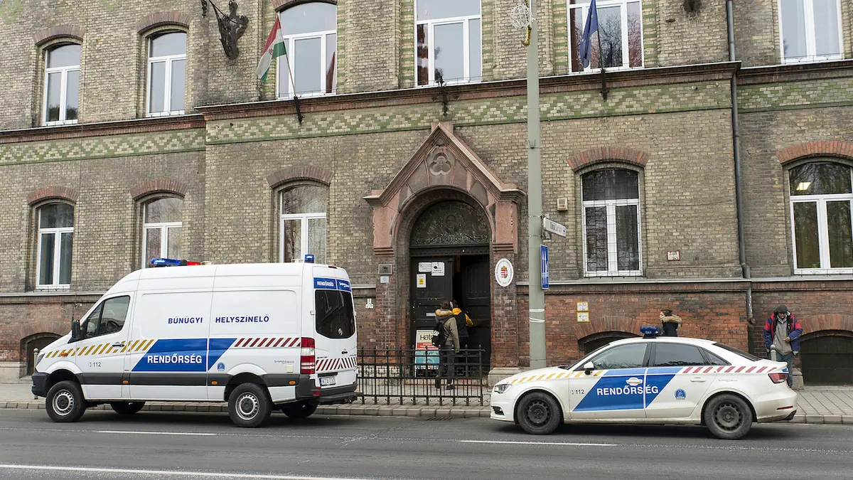 K útoku došlo na střední škole v maďarském Györu