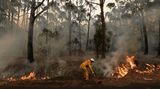 Mladá Australanka ubránila s otcem dům před plameny
