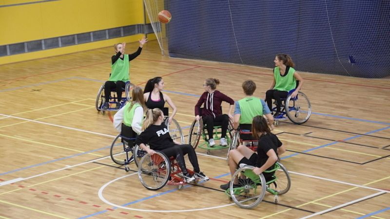 Paralympijský den na Gymnáziu Čajkovského