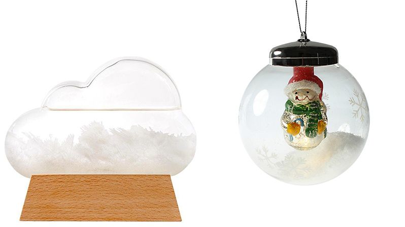 Nevšední sněžítka poslouží třeba i jako meteostanice nebo ozdoby na vánočním stromku.