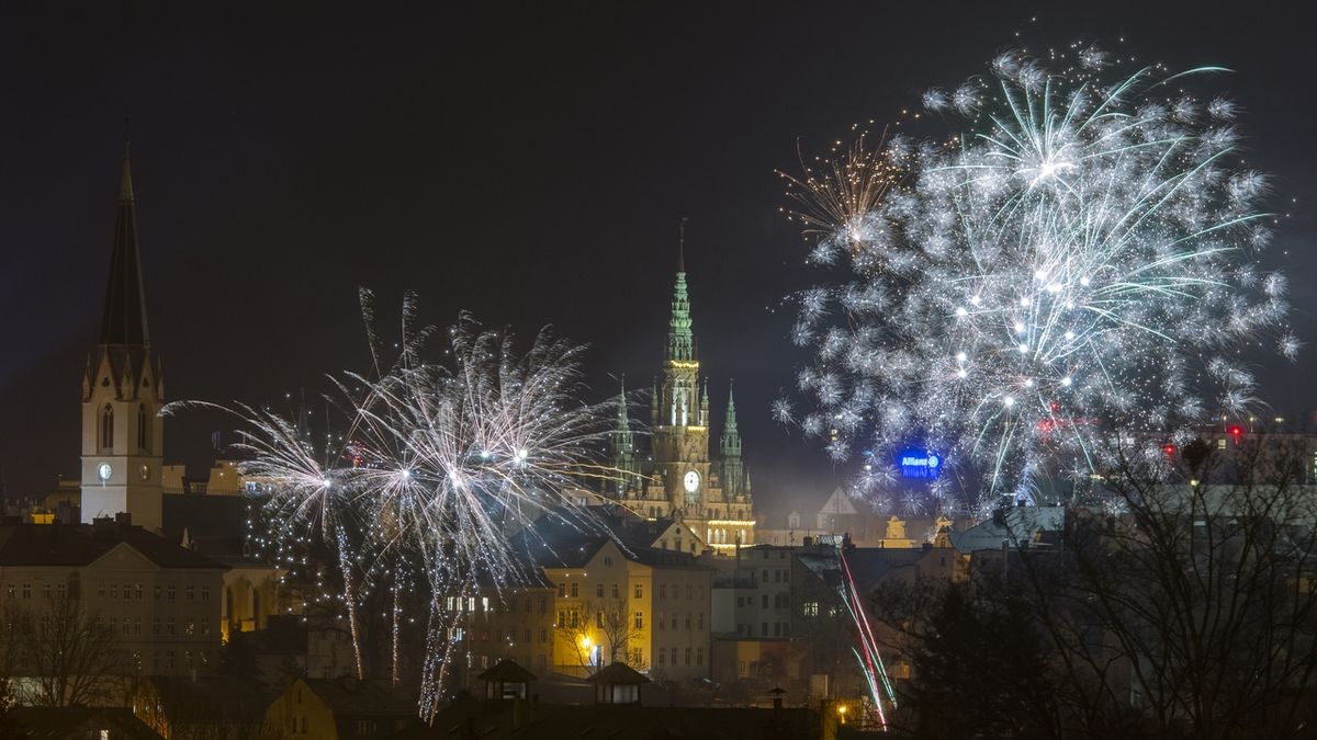 Oslavy Nového roku v Liberci.