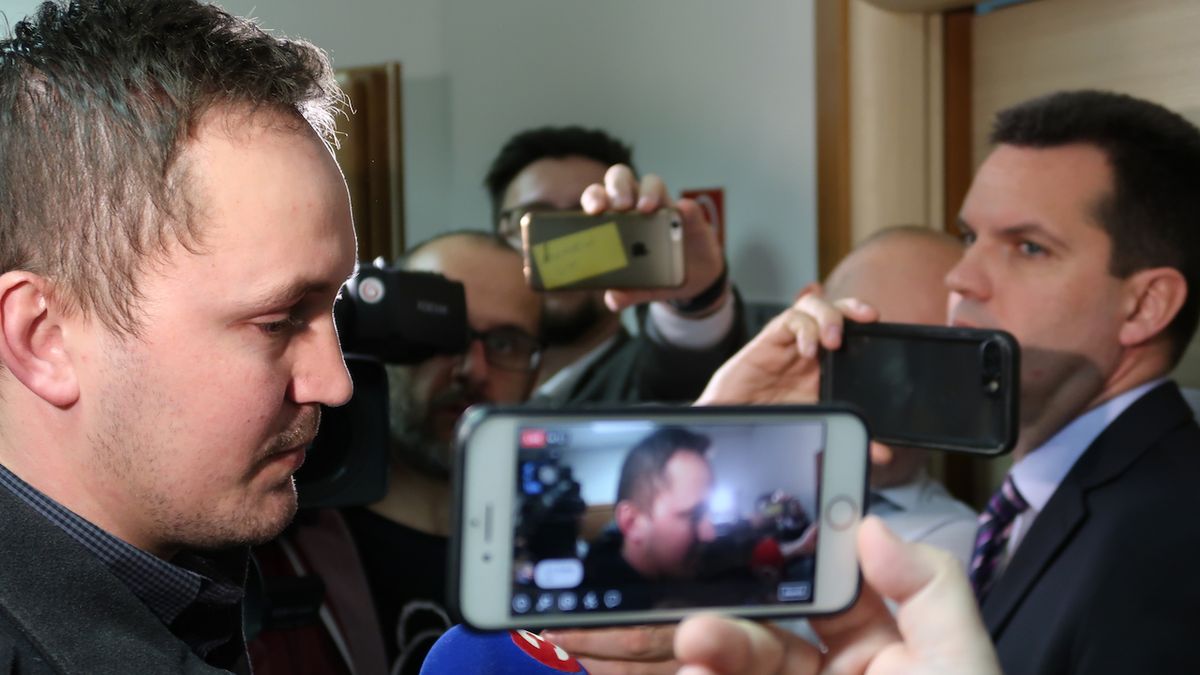 Bratr zastřeleného novináře Jozef Kuciak.