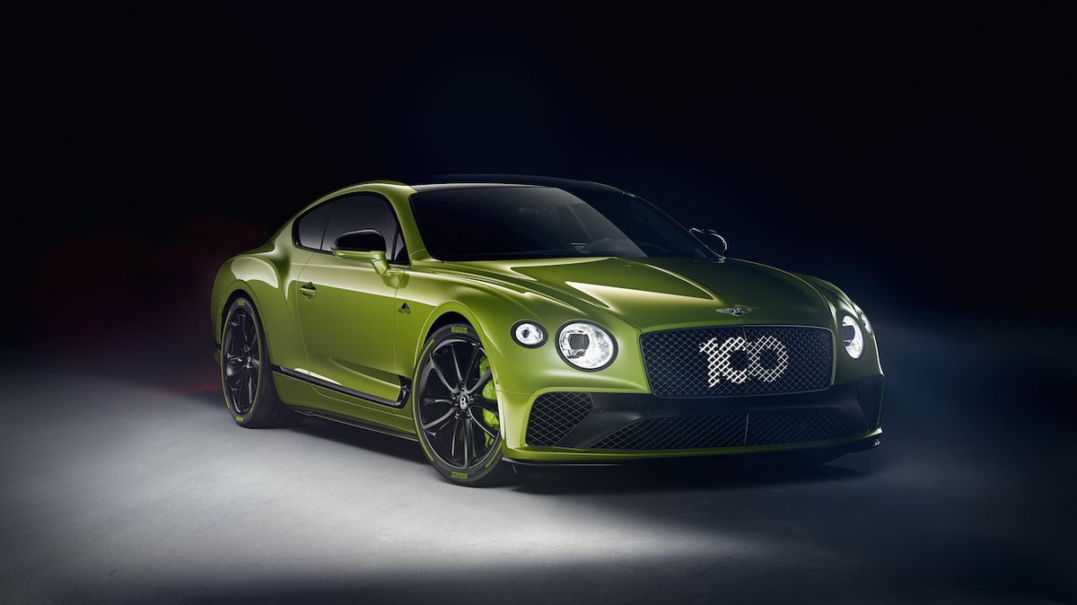 Bentley Continental GT Pikes Peak se „stovkou” připomíná věk britské automobilky.