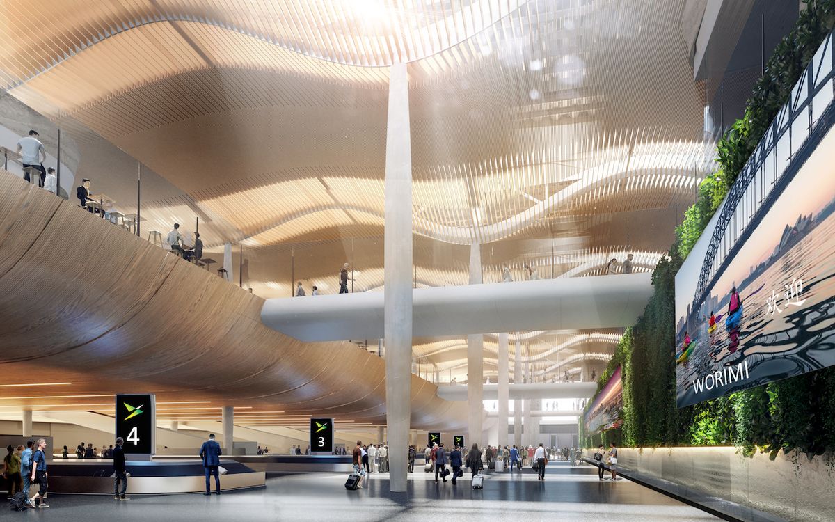 Architekti navrhli letištní objekty taky, aby v nich co nejlépe využili denní světlo a přirozenou ventilaci.