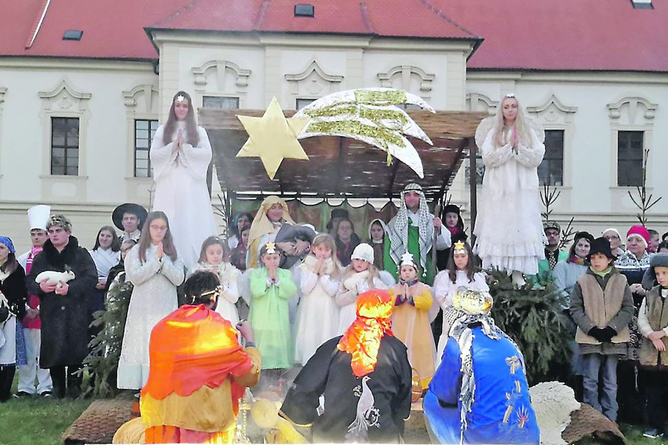 V Rajhradě po šestadvacáté sehnali Ježíška, opět proto mohou vytvořit největší živý betlém na Moravě 