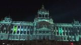 Praha přivítala rok 2020 videomappingem na Václavském náměstí