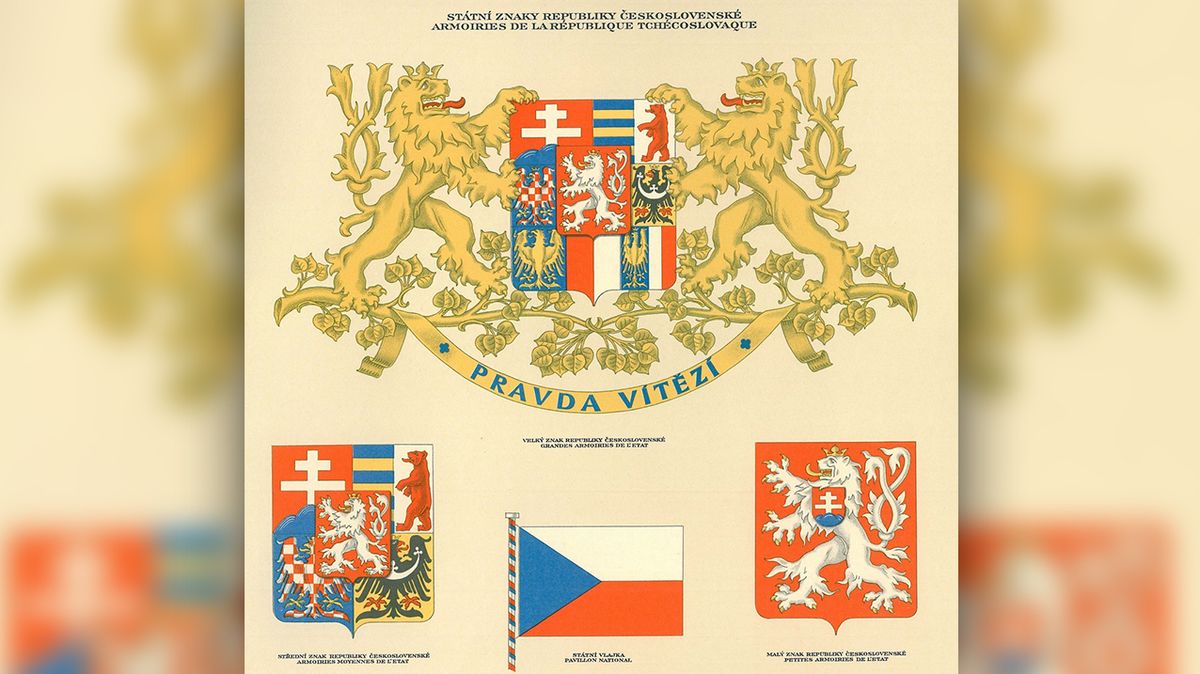 Hlučínsko bylo obsaženo i ve velkém znaku Republiky československé, kde celá spodní část byla věnována slezským oblastem.