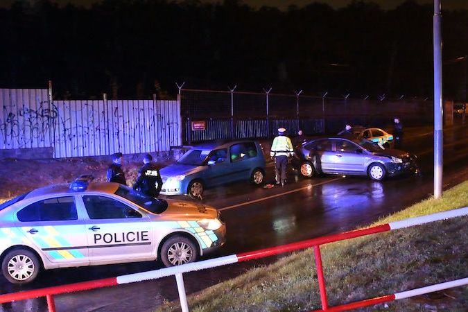 Dopravní nehoda v Praze