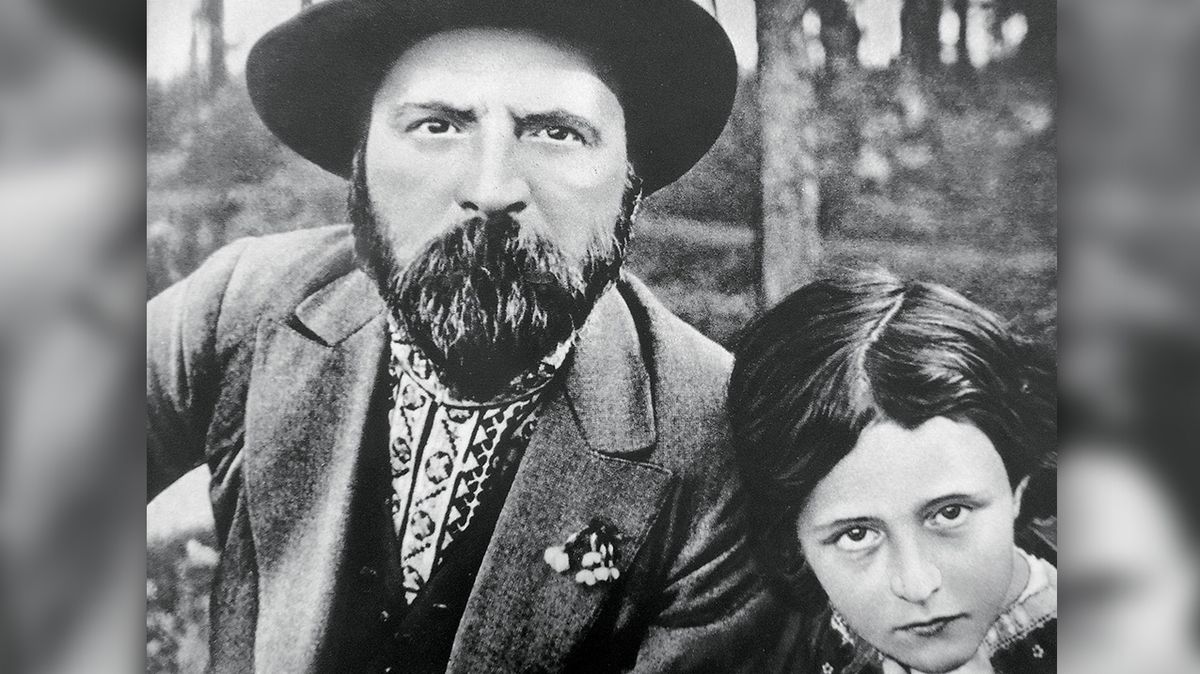 Stanislav Neumann se svou dcerou Soňou v nejšťastnějších letech