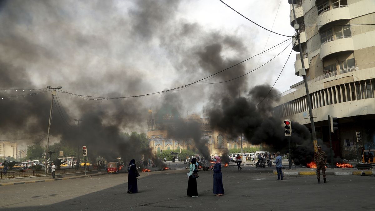 Nepokoje v Basře.