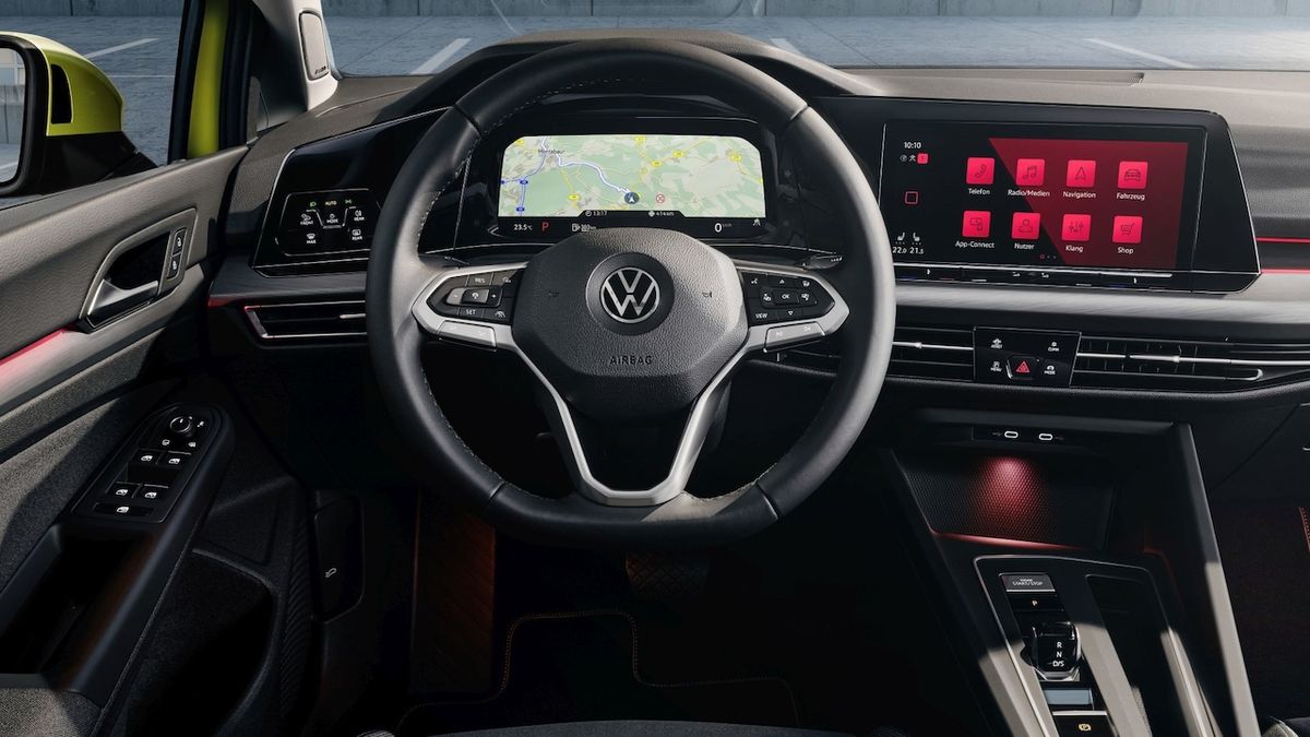 Interiér Volkswagenu Golf VIII. generace