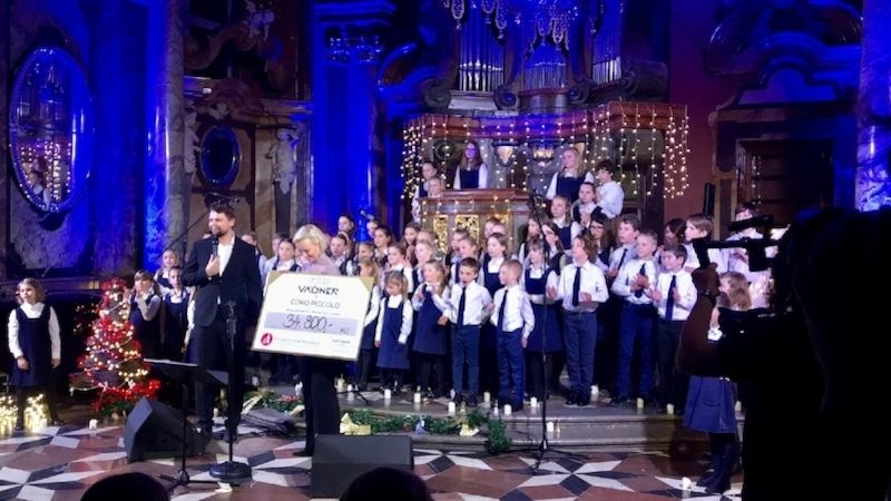 Výtěžek z vánočního koncertu Josefa Vágnera jde na Obědy pro děti