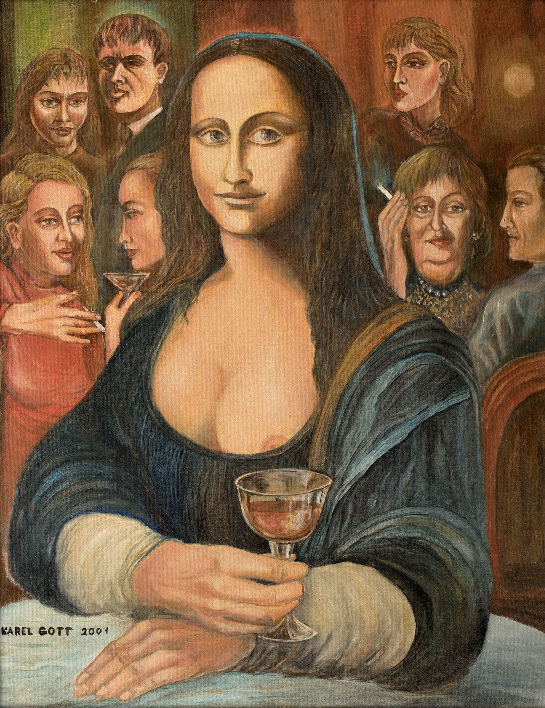 Obraz Karla Gotta Mona Lisa