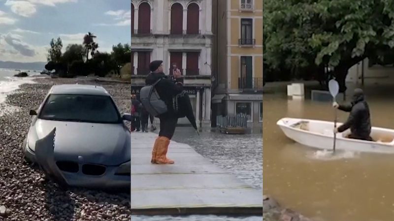 Bouře a průtrže na jihu Evropy si vyžádaly už sedm mrtvých