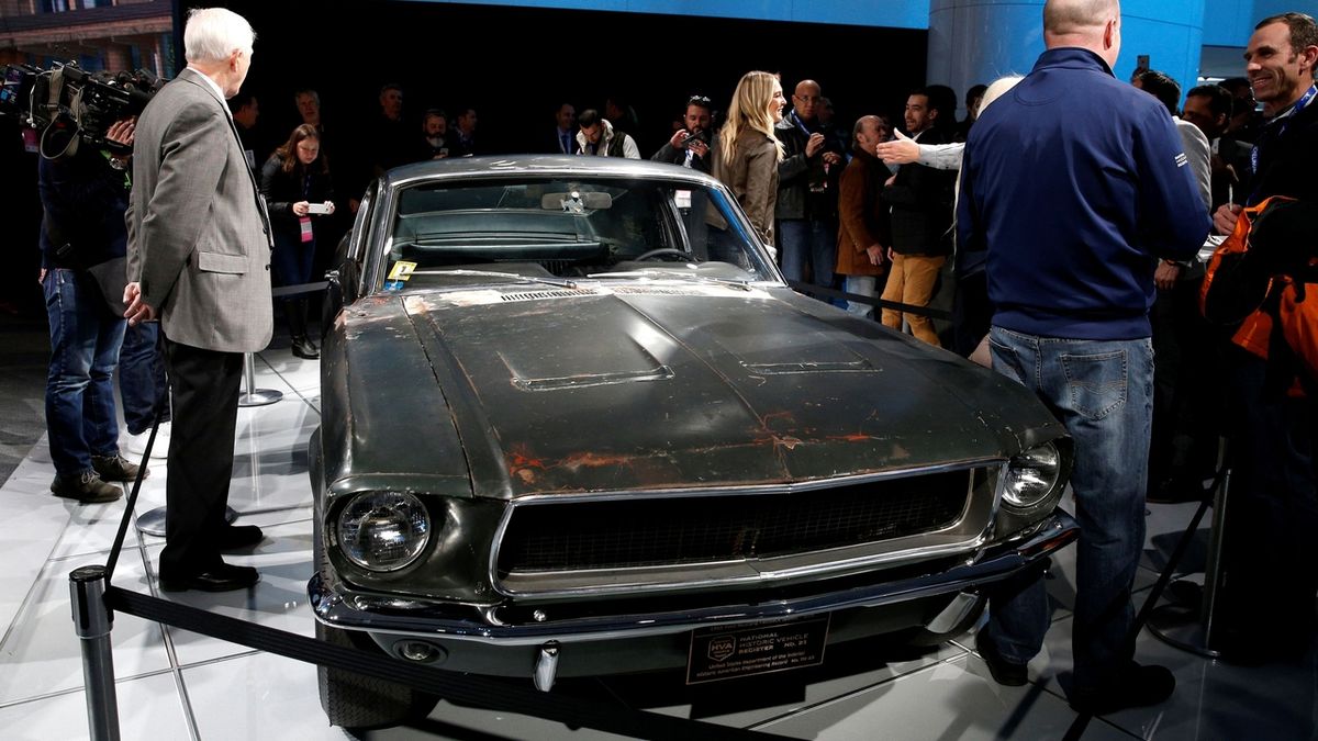 Vydražený Ford Mustang z filmu Bullittův případ