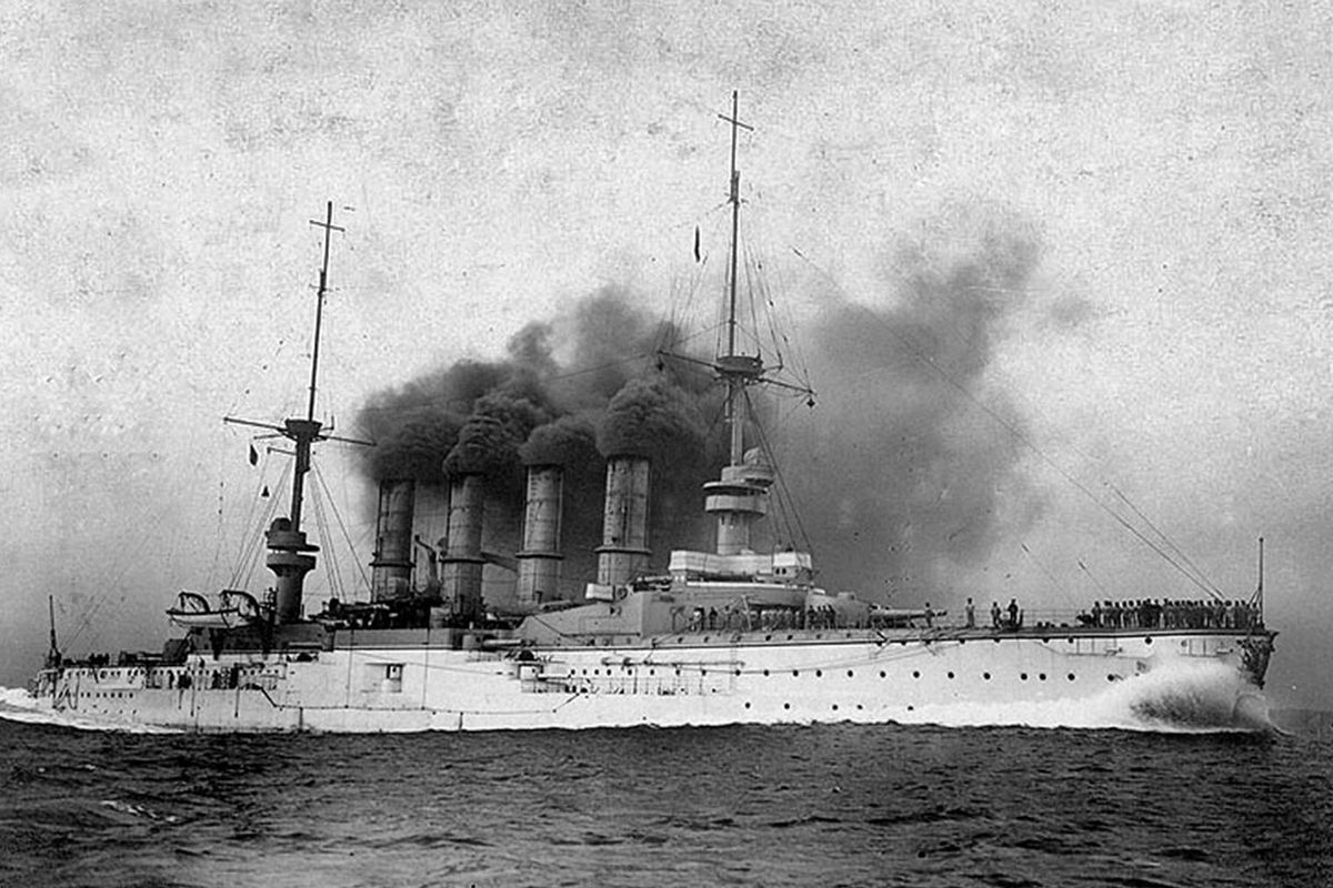 Německý bitevní křižník SMS Scharnhorst z první světové války