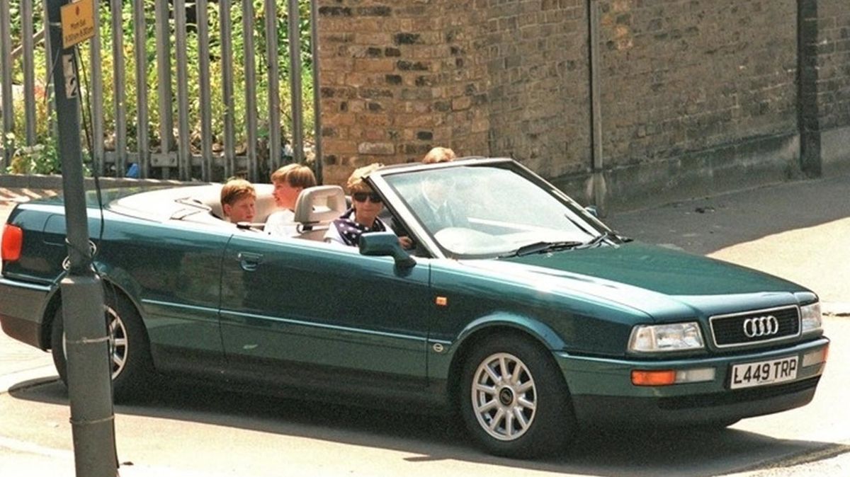 Audi 80 kabriolet princezny Diany