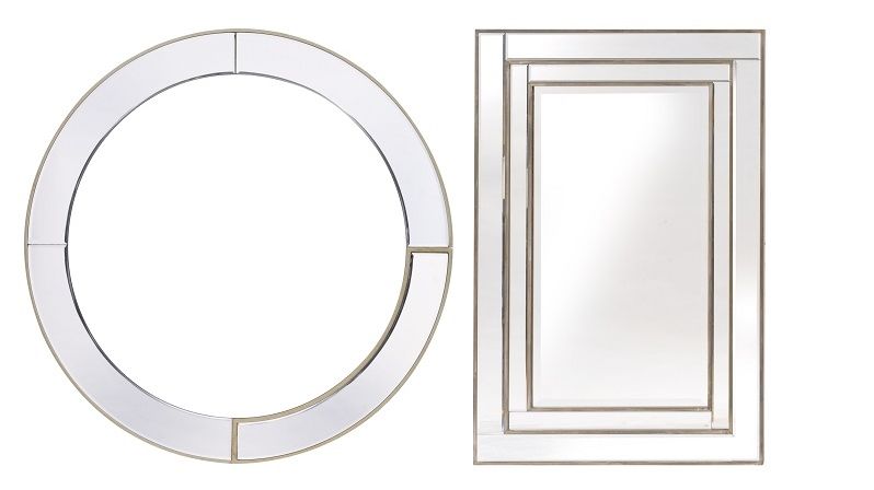 Zrcadla s jednoduchými a nekomplikovanými tvary provzdušní interiér a dodají mu hloubku.