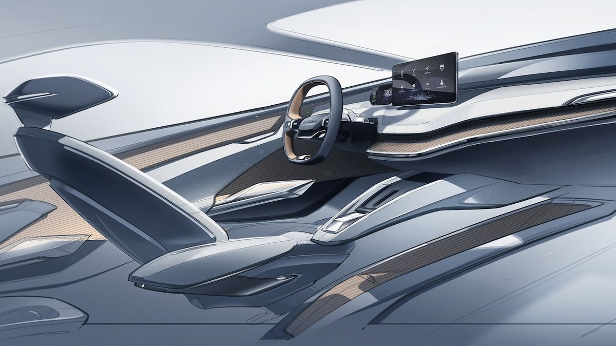 Interiér konceptu Škoda Vision iV