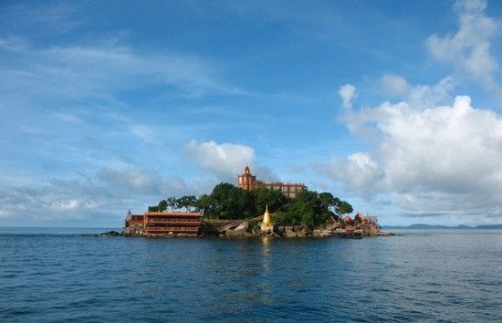 Privátní ostrov se superluxusním resortem – i ten leží v Kambodži. 