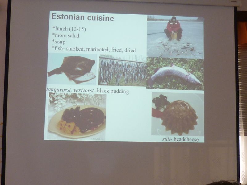 Charakteristická jídla estonské kuchyně.