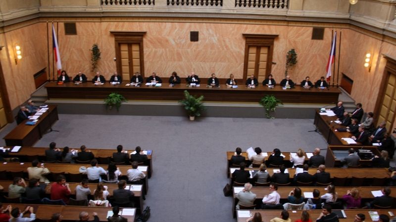 Ústavní soud na veřejném jednání