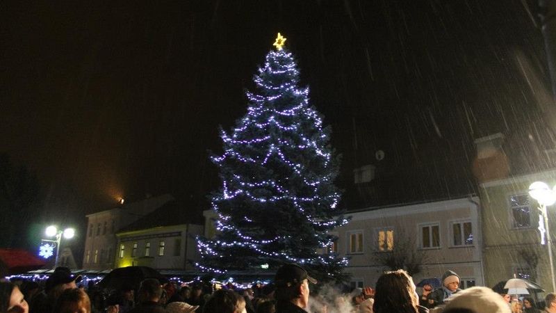 Město Albrechtice opět ožije Adventním setkáním u vánočního stromu