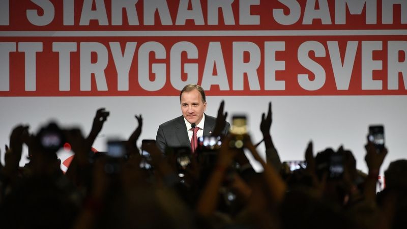 Premiér a předseda švédských sociálních demokratů Stefan Löfven 