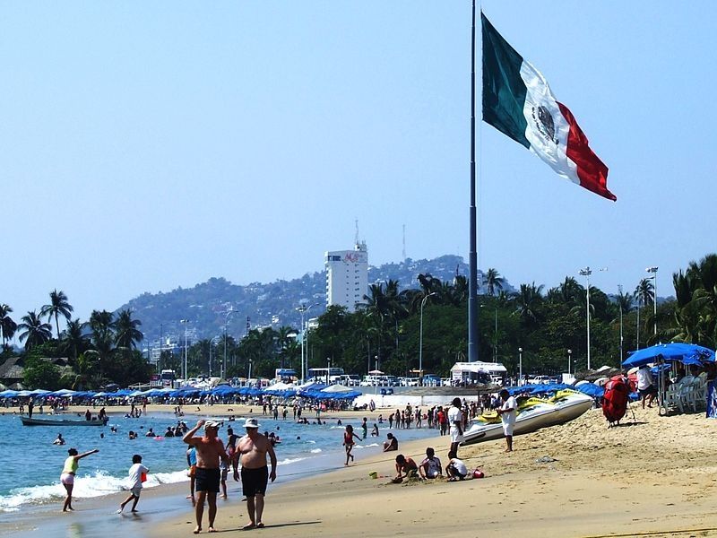 Acapulco je nejstarší z mexických letovisek.