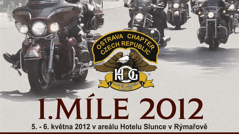 1. míle Harley Davidson 2012
