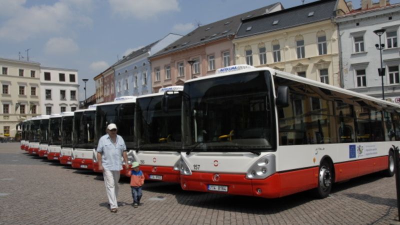 Nové autobusy v Opavě