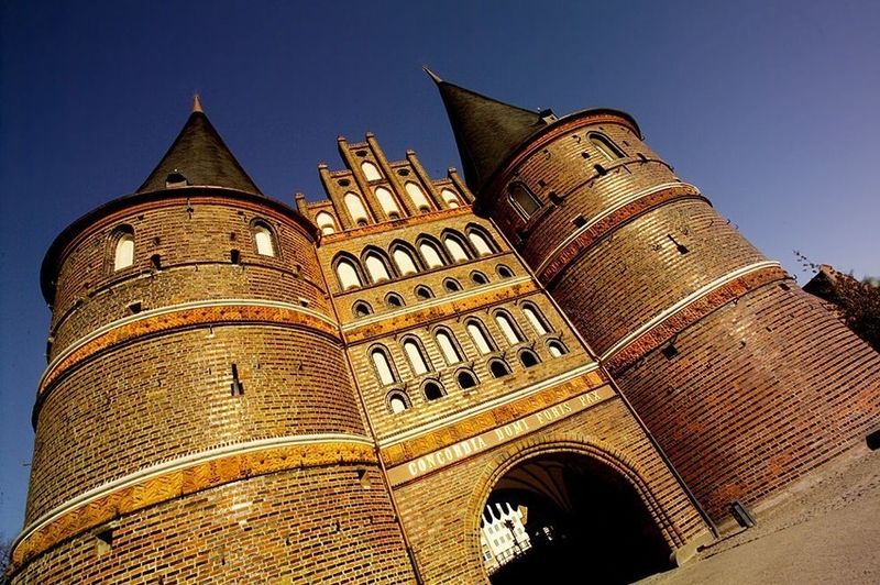 Symbol Lübecku - Holštýnská brána