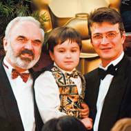 Se synem režisérem Janem Svěrákem a protagonistou oscarového filmu Kolja (1996) Andrejem Chalimonem