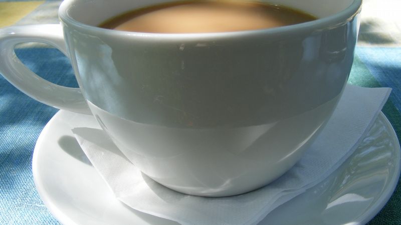 Šálek kávy může snížit obvod vašeho hrudníku.