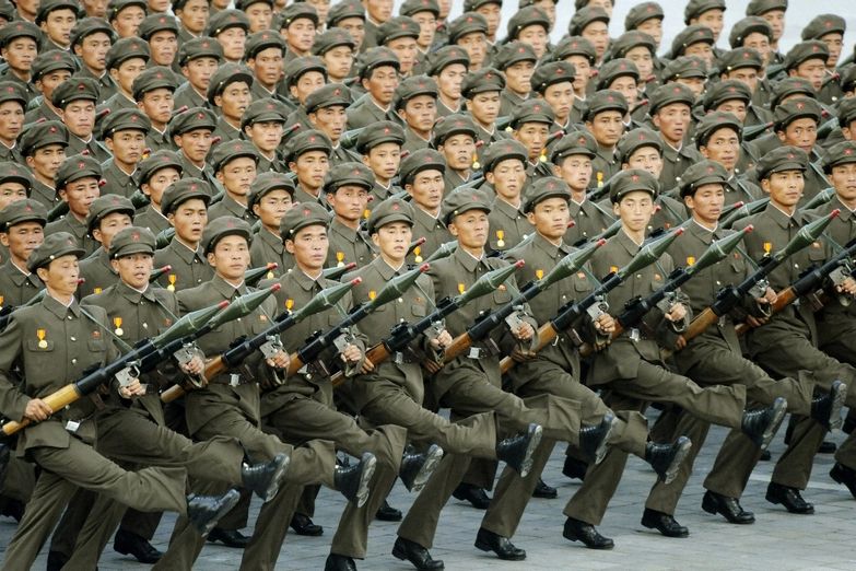 Severní Korea má jednu z největších armád na světě.