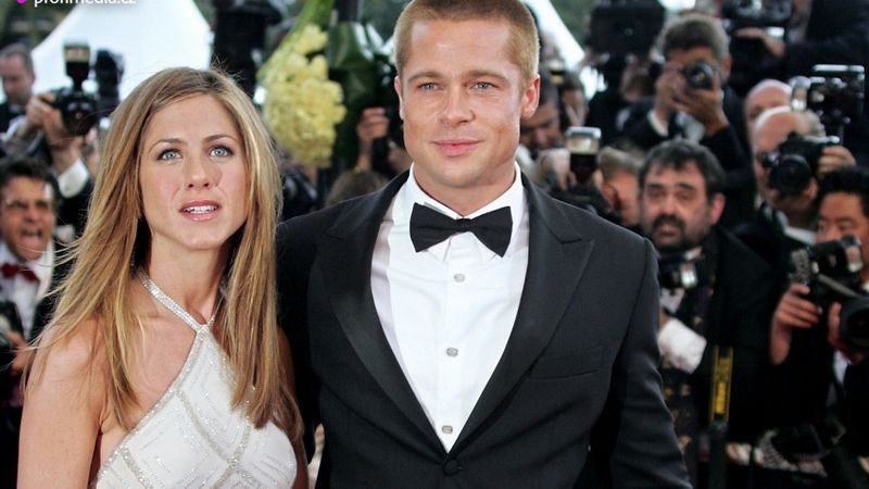 Brad Pitt s Jennifer Anistonovou v dobách, kdy byli ještě manželé.