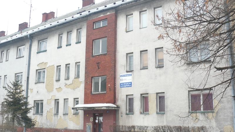 Hornické bytě v Ostravě na archivním snímku
